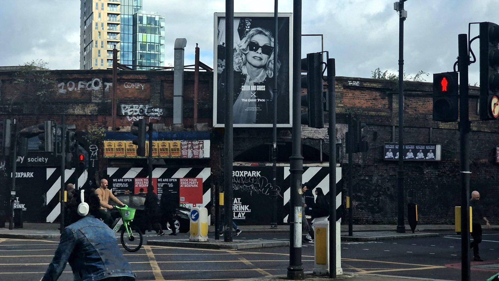 Cutler and Gross The Great Frog out of home campaign by Undercover Arts