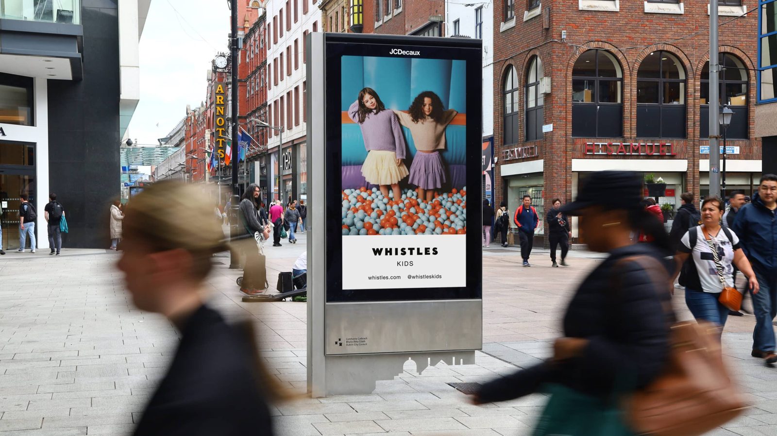Whistles out of home campaign by Undercover Arts