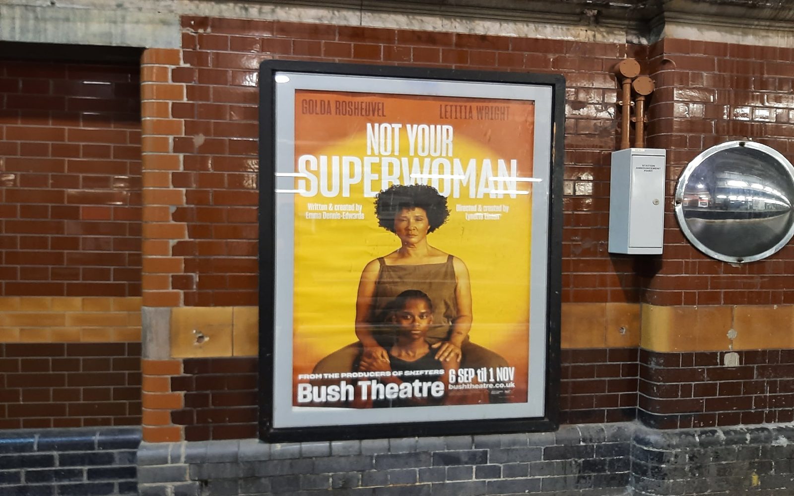 Bush Theatre out of home campaign by Undercover Arts