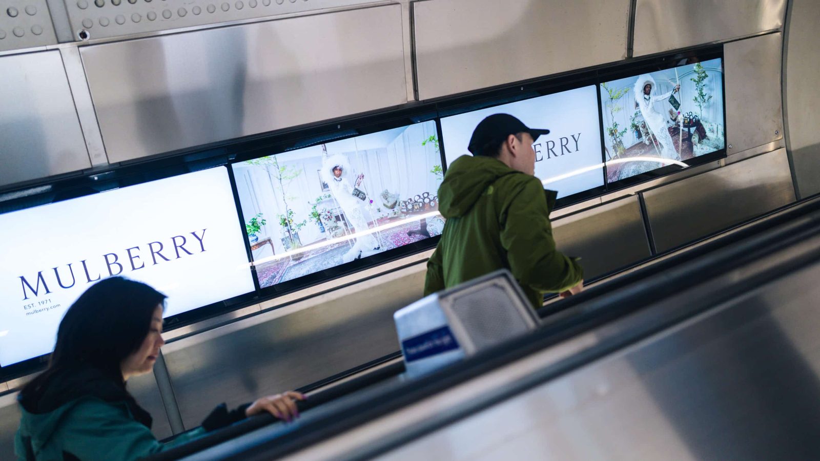 Mulberry out of home campaign by Undercover Arts